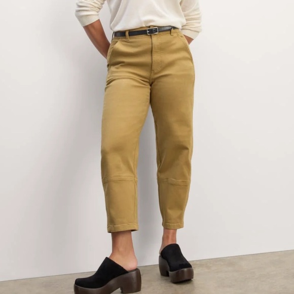 Everlane Pants - Everlane The Utility Barrel Pant Chino Organic Cotton Size 10